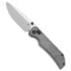 Tenable Knives Eaglestrike Crossbar Folding Knife, 3.73in, Nitro V Steel, Drop Point Blade, Micarta, Black Handle, Black/Gray, 8.36 inch, BHQ-216233