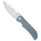 Tenable Knives Eaglestrike Crossbar Folding Knife, 3.73in, Nitro V Steel, Drop Point Blade, Micarta, Blue Handle, Blue/Gray, 8.36 inch, BHQ-216235