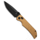 Tenable Knives Tenable Knives Eaglestrike Crossbar Lock Knife Bronze Diamond Al 3.7" Black SW, Bronze, Nitro-V, adult, BHQ-223411