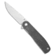Tenable Knives Einar Folding Knife, 3.13in, Nitro V Steel, Drop Point Blade, Micarta, Black Handle, Black/Gray, 7.21 inch, BHQ-215843