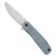 Tenable Knives Einar Folding Knife, 3.13in, Nitro V Steel, Drop Point Blade, Micarta, Blue Handle, Blue/Gray, 7.21 inch, BHQ-215987
