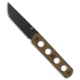 Tenable Knives Tenable Knives Foosa Fixed Blade Knife Amber PEI 3.1" Black SW, Yellow, D2, adult, BHQ-234358
