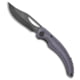 Tenable Knives Gideon Folding Knife, 3.50in, Nitro V Steel, Clip Point Blade, Micarta, Purple Handle, Purple/Black Gray, 8.01 inch, BHQ-217067