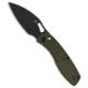 Tenable Knives Tenable Knives Heron Crossbar Lock Knife Olive Green G-10 3.1" Black SW, Green, Nitro-V, adult, BHQ-226759