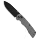 Tenable Knives Kryo Folding Knife, 3.58in, Sandvik 14C28N, Drop Point Blade, Micarta, Black Handle, Black/Black Gray, 8.08 inch, BHQ-209615