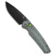 Tenable Knives Tenable Knives Raven Crossbar Lock Knife Green Micarta 3.5" Black SW, Green, 14C28N, adult, BHQ-222395