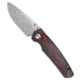 Tenable Knives Tenable Knives Raven Crossbar Lock Knife Red/Blk G-mascus 3.5" Stonewash, Black/Red, 14C28N, adult, BHQ-219726