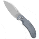Tenable Knives Nesstreet Folding Knife, 3.58in, Sandvik 14C28N, Sheepsfoot Blade, Micarta, Blue Handle, Blue/Gray, 8.05 inch, BHQ-200971