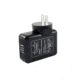 Tenergy 2 Port USB AC Wall Charger, Black 51081