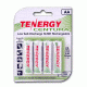 Tenergy Centura Nimh AA 4 Battery Pack, White 10321