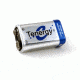 Tenergy Lion 9V Rechargeable Battery, Blue and Silver 30593