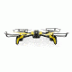 Tenergy Phoenix 6CH WIFI FPV Modular Quadcopter with Collision Avoidance Module, Black/Yellow 61336