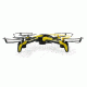 Tenergy Phoenix 6CH WIFI FPV Modular Quadcopter with Collision Avoidance Module, Black/Yellow 61336