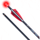 TenPoint Crossbow Technologies Lighted CenterPunch Alpha-Blaze HPX Premium Carbon Arrows, .001in, 20in, Pack of 3, Black, HEA-779.3