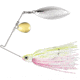 Terminator Pro Series Spinnerbait, Colorado/Willow Blades, Gold/Nickel Blade Finish, Shad Spawn, 3/8oz, PSS38CW111GN