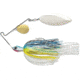 Terminator Super Stainless Spinnerbait, Gold Colorado Blade/Nickel Willow Blade, Hot Shad, 3/8oz, S38CW91GN