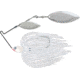 Terminator Super Stainless Spinnerbait, Nickel Willow Blade, Bright White Shad, 3/8oz, S38WW01NN
