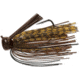 Terminator Weedless Football Jig, Pumpkin Brown Black, 3/4oz, FJW3472