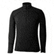 Terramar Grid Fleece Mens Ls Zip Blk Lg W8453-010 LG