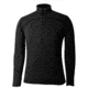 Terramar Grid Fleece Mens Ls Zip Blk Md W8453-010 MD