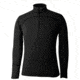 Terramar Grid Fleece Mens Ls Zip Blk Sm W8453-010 SM
