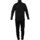 Terramar Grid Fleece Mens Ls Zip Blk Sm W8453-010 SM