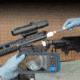 Teslong 26in Rigid Rifle Borescope w/HD Screen, Black / Blue / Mettalic Grey, TNTG450H