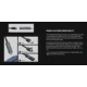 Teslong NTG200H Focus and Fold Rifle Borescope w/USB Connection, Silver, NTG200H