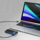 Teslong NTG200H Focus &amp; Fold Rifle Borescope w/ 4.5in IPS Screen, Blue/Metalic Grey, NTG200H + MS450