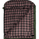 TETON Sports Bridger 0 F Canvas Sleeping Bag, Green/Plum, Long, 10033