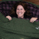 TETON Sports Bridger 0 F Canvas Sleeping Bag, Green/Plum, Long, 10033