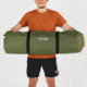 TETON Sports Bridger -35 F Canvas Sleeping Bag, Green/Plum, Long, 10013