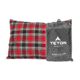 TETON Sports Camping Pillow &amp; Pillowcase, Brown/Red, Small, 1021
