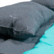 TETON Sports Cascade 40 F Double Sleeping Bag with Pillows, Double-Wide, Teal/Grey, 1320