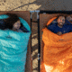 TETON Sports Celsius 0 F Sleeping Bag, Right Zipper, Orange/Grey, Regular, 1174R