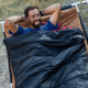 TETON Sports Celsius XXL 0 F Sleeping Bag, Right Zipper, Black/Red, 2XL, 101R