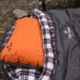 TETON Sports Fahrenheit XXL 0 F Sleeping Bag, Left Zipper, Grey/Red, 2XL, 1060L