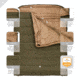 TETON Sports Mammoth 0 F Double Sleeping Bag, Double-Wide, Green/Tan, 111
