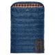 TETON Sports Mammoth 20 F Double Sleeping Bag, Double Wide, Blue/Brown, 109