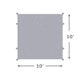 TETON Sports Mesa Tent Footprint, 4 Person, Grey, 2010FP