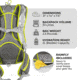 TETON Sports Pursuit 2000 Backpack, Grey, 33L, 1200