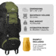 TETON Sports Scout 55L Backpack, Olive, 2104SCOL