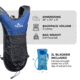 TETON Sports TrailRunner 2L Hydration Pack, Riverside, 2100SCRS
