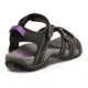 Teva Tirra Womens Sandals, Black/Grey, 5 US, 4266-BKGY-5 US