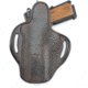Texas 1836 Cannon - Open Top OWB Holster, Left Hand, Most Glock Full Size 9mm/.40 and Similar Frame, Brown, TX-BH3-303