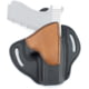 Texas 1836 Cannon Two Tone - Open Top OWB Holster, Right Hand, Smith &amp; Wesson J-Frame / M&amp;P Bodyguard 38 Revolvers, Ruger LCR, With No Attachment, Black, TX-BH3-020-TT
