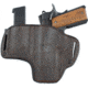 Texas 1836 Crusader - 2 In 1 Dual Clip Open Top Holster w/ Magazine Carrier, RH, Most .380 Small Frame Pistols 2.75in, Smith &amp; Wesson M&amp;P Bodyguard 380, w/ No Attachment, Brown, TX-OT-DCH-MC-722