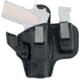 Texas 1836 KYDEX The Appendix - Dual Clip IWB Holster w/ Magazine Carrier, Right Hand, 1911 4in Hammer Down, With No Attachment, Black, TX-THEAPPENDIX-210