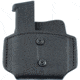 Texas 1836 Belt Slide Double Magazine Carrier, Most 9mm Single Stack, Ambidextrous, Black, TX-DB-MC-016