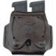 Texas 1836 Belt Slide Double Magazine Carrier, 1911, Ambidextrous, Brown, TX-DB-MC-021